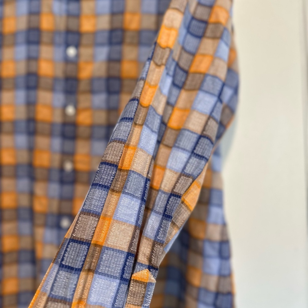 Steven Land Men’s Modern Fit Colorful Button Down Dress Shirt. french cuff. - Picture 8 of 11